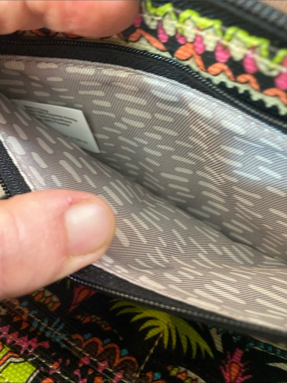 Sakroots Multi-Color Boho Zip Wallet - Picture 7 of 9